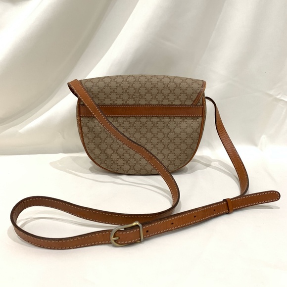 Celien Beige Macadam Crossbody Bag Sku#84027 - Picture 2 of 12
